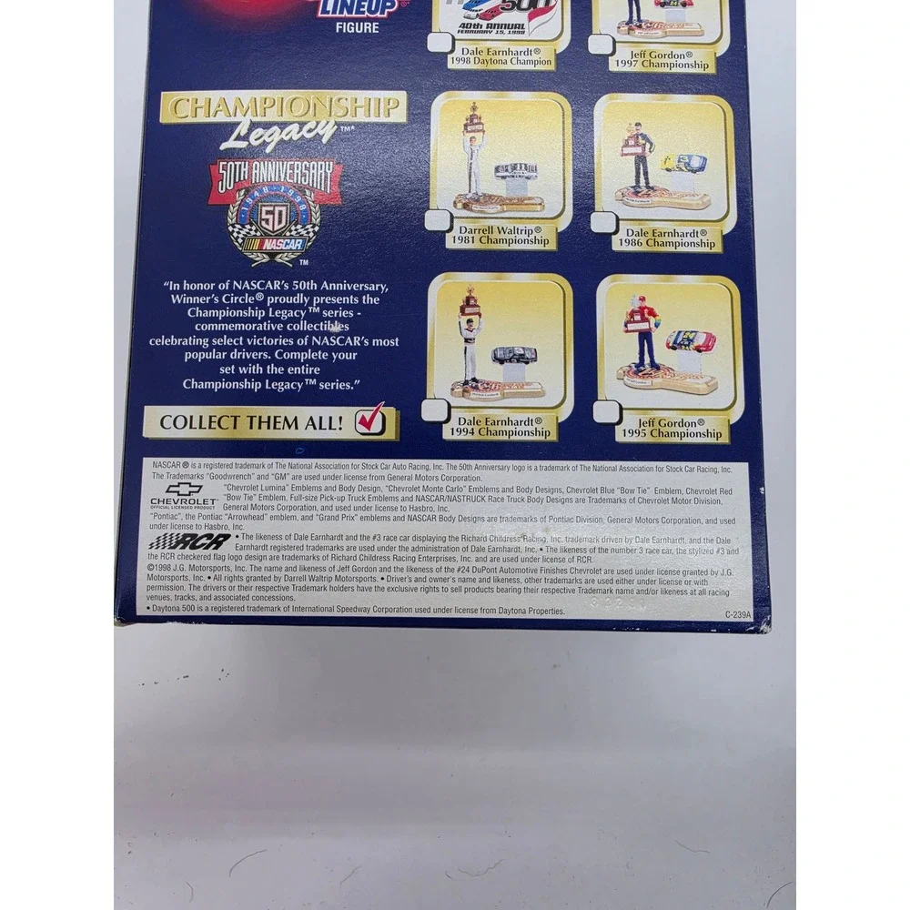 Winner's Circle Jeff Gordon 1995 Championship Legacy 50th Anniversary NASCAR Set